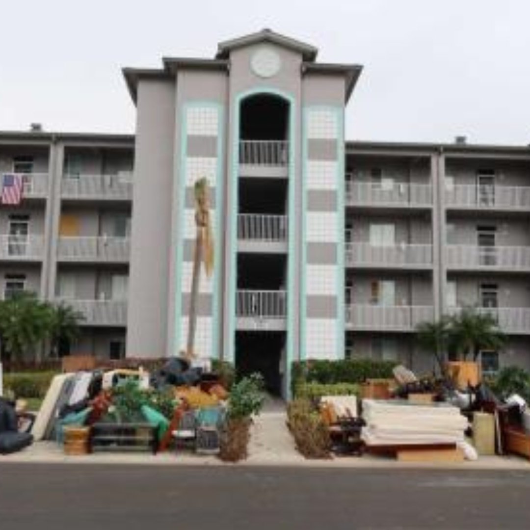 Hurricane Ian damages condo building and requires restoration 