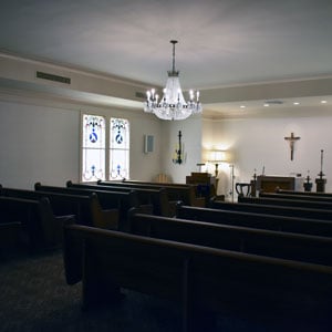 Chapel room repaired following water and mold damage