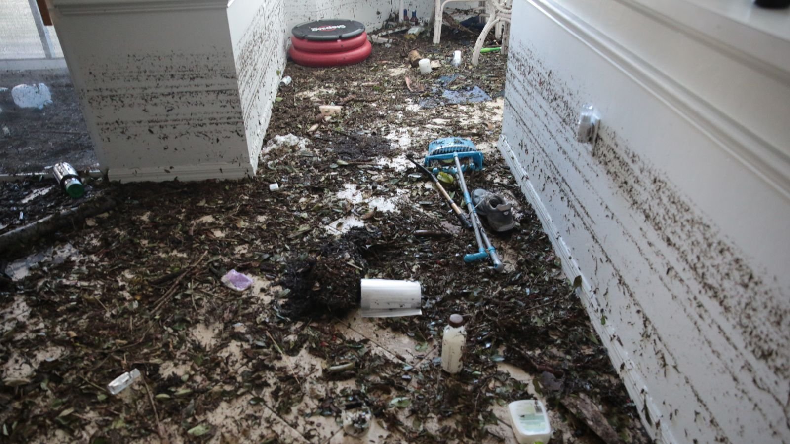 Hurricane Ian damages condominium property  