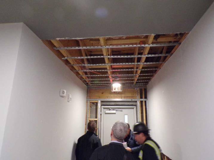 Student Housing Water Damage Reconstruction inspection of property damages 